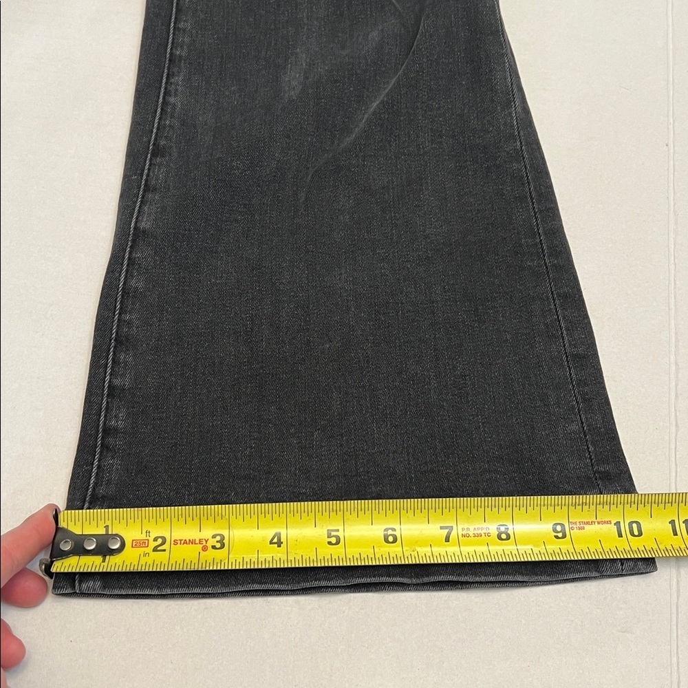 FLYING MONKEY BLACK FLARE HIGH WAISTED STRETCH JEANS SIZE 30 - Picture 15 of 16